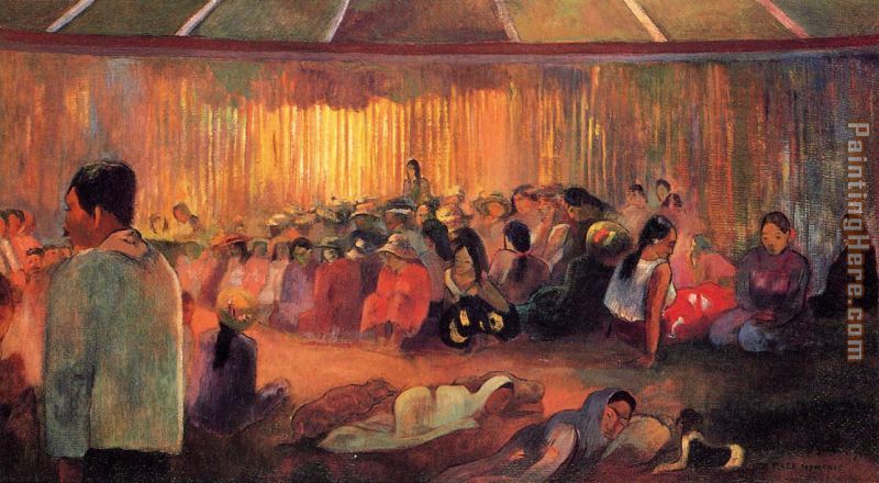 The House of Hymns painting - Paul Gauguin The House of Hymns art painting
